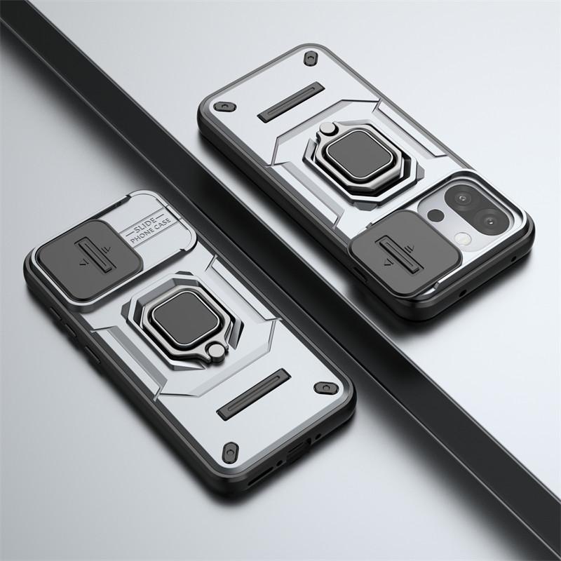 For OnePlus 13T Case Slide Camera Len Cases OnePlus 13T 13s Cover Funda Shockproof Armor PC Stand Phone Cover For OnePlus 13T