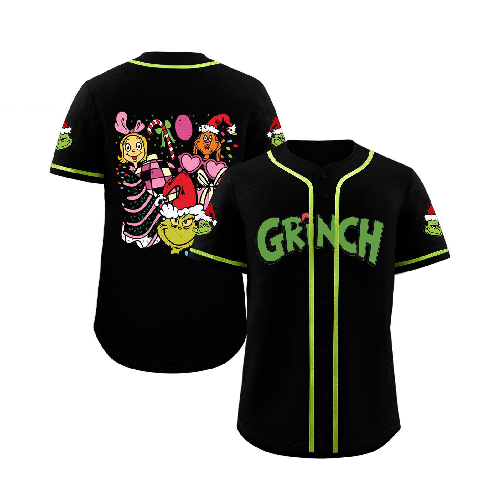 

Children s Casual Cartoon Print Short-sleeved Baseball Jerseys Children s Sportswear Top XL