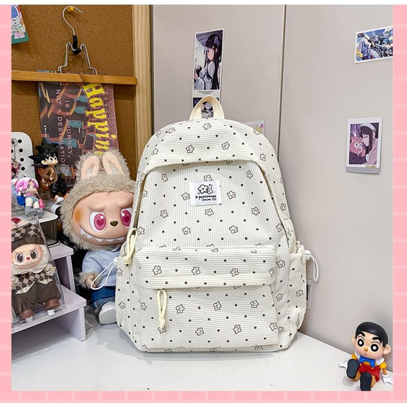 

New Mori small fresh backpack Korean ins junior high school student schoolbag polka dot girl student backpack
