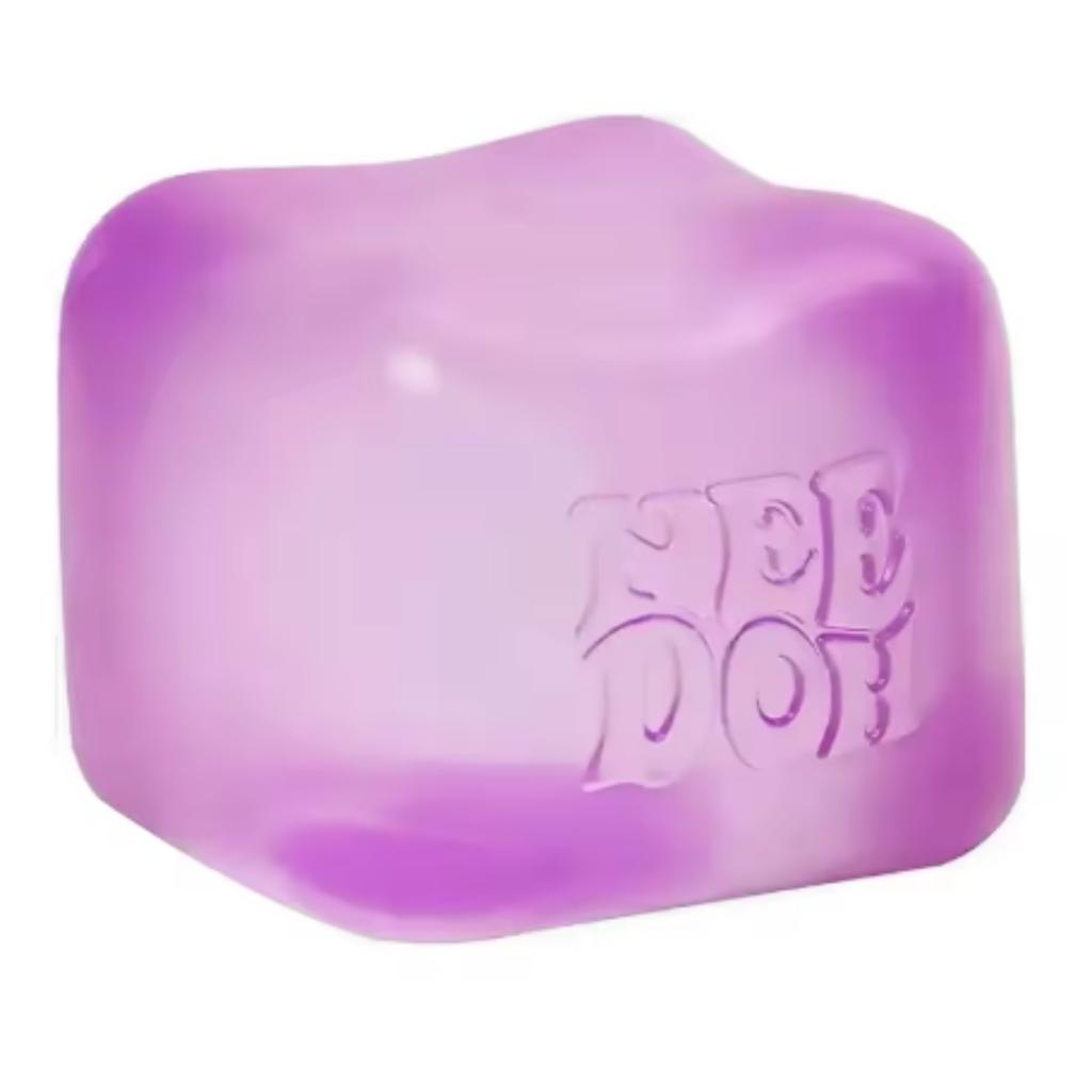 Schylling Needoh Nice Cube Sensorischer Fidget-Würfel Stressabbau-Quetschwürfel Anti-Angst-Drückobjekt für Konzentrationsübungen