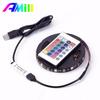 RGB LED Streifenlichter, 5V 5050, Mini TV Hintergrundbeleuchtung, Nicht wasserdicht, 24-Tasten Fernbedienung