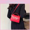 Chic Fashionable Minimalist Handbag Elegant Pu Small Square Bag For Women