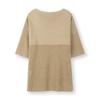 FURINA SofT CoTTon Blend TexTure Division ShorT Sleeve T shirT