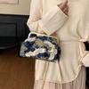 Silk Embroidery Crossbody Bag Patchwork National Style 2025 Hot Sale Bags for Women Hasp Simple Fashion Women's Handbags