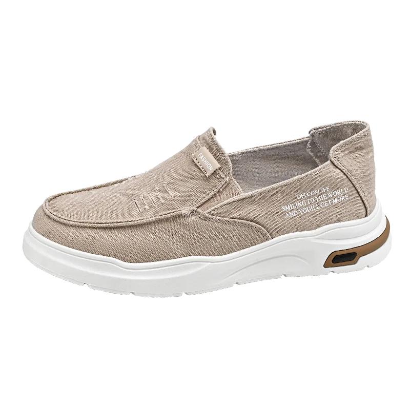 

Мужская обувь Новые летние парусиновые туфли Дышащие удобные повседневные туфли Кроссовки для прогулок на открытом воздухе Мокасины для мужчин 40