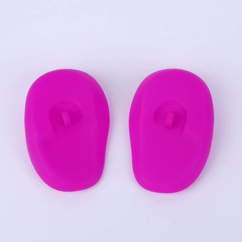 1 Pair Silicone Ear Cover Practical Salon Hairdressing Showers Water Protector