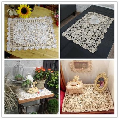 40x60cm Tablecloth Handmade Cafe Hotel Handicraft Decor