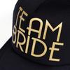 Najpopularniejszy zespół Bride Czapka baseballowa Czapka z siateczki BRIDE Złoty nadruk Kobieta Impreza Święta Gotowa do ślubu Czapki ślubne Snapback