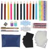 50Pcs Mandala Dotting Tools Painting Kit Multi Purpose Complete Tools Rock Dot Paint Stencils Tool Set for DIY Crafts