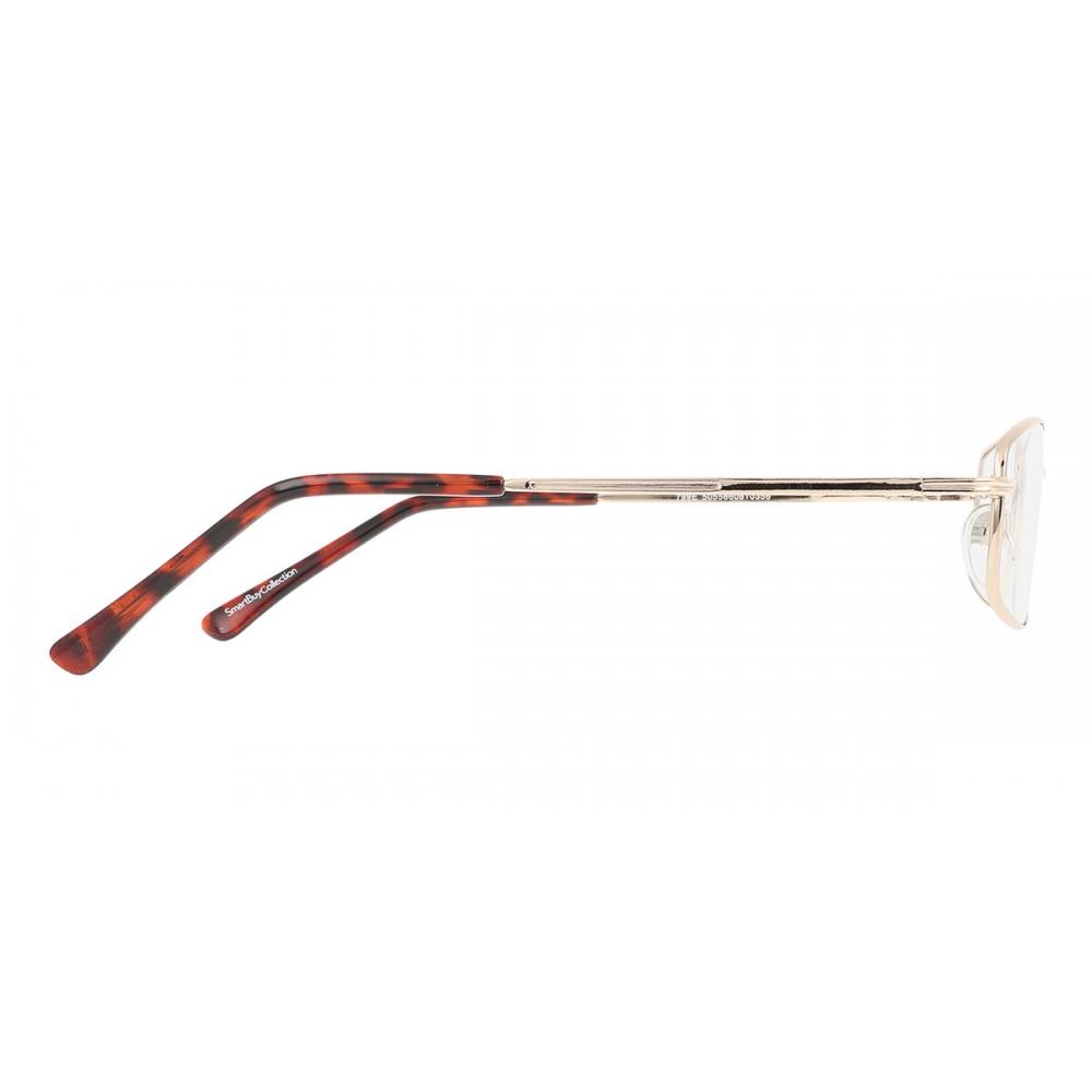 Full Rim Rectangle Gold Smartbuy Collection Skylar 799e Fashion Unisex Eyeglasses