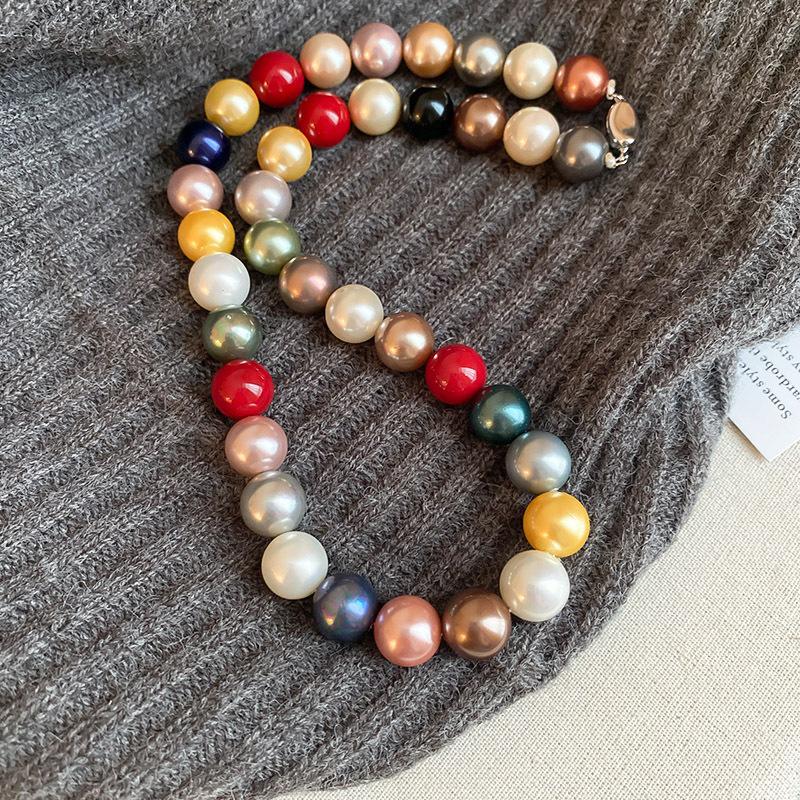 French pearl necklace simple commuter versatile collarbone chain design sense creative necklace women