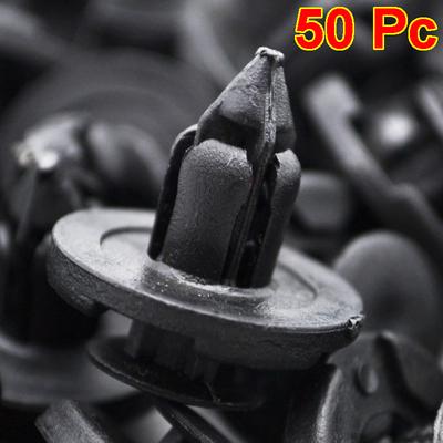 50pc 8mm Auto Stoßstange Kotflügel Kunststoff Schraube Clip Verschluss Auto Zubehör Universal Befestigungs Clips Für Lexus Nissan Subaru Styling