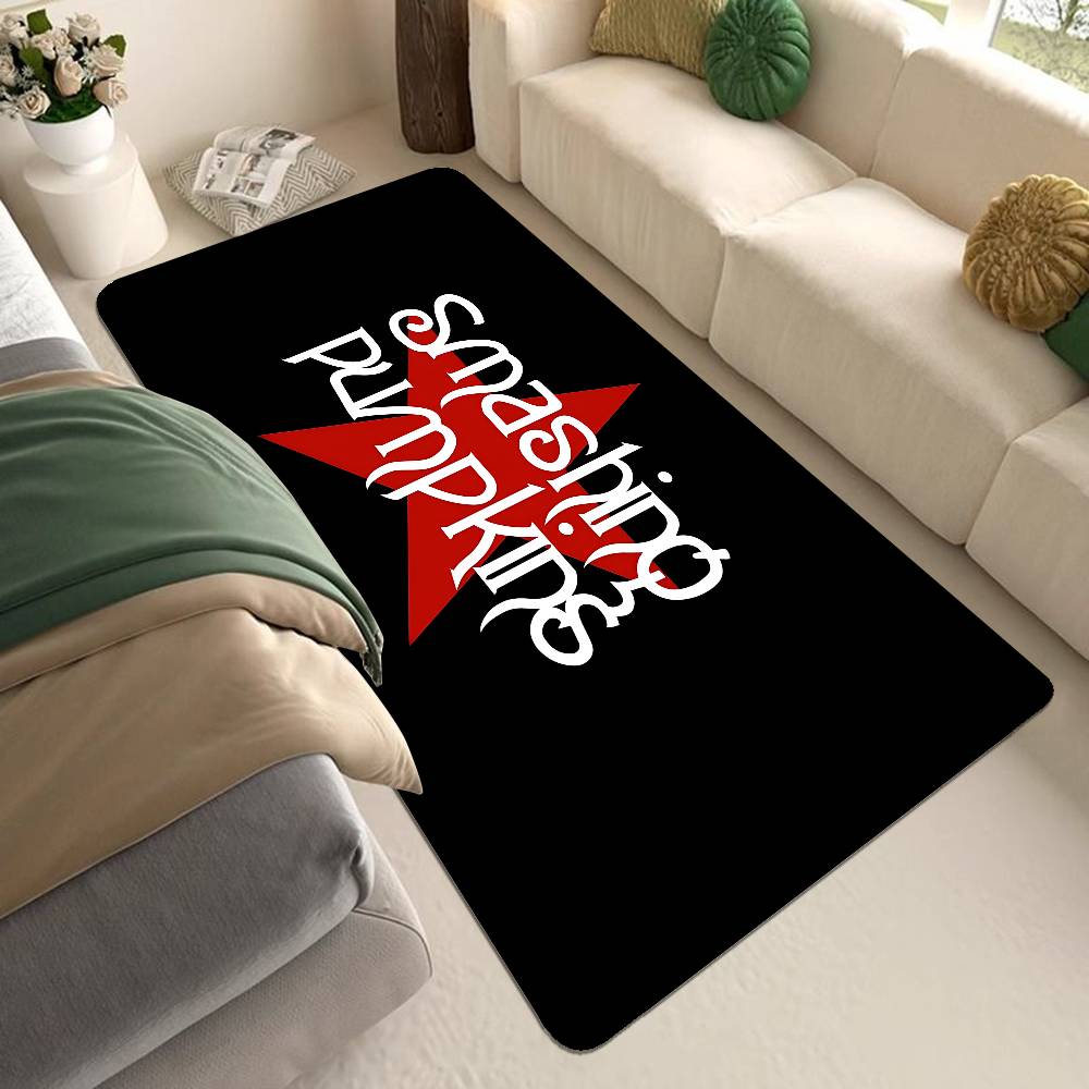 Rock Band The Smashing Pumpkins Floor Mat Rectangle Anti-slip Home Soft Badmat Front Door Indoor Outdoor Mat Hotel Decor Mat