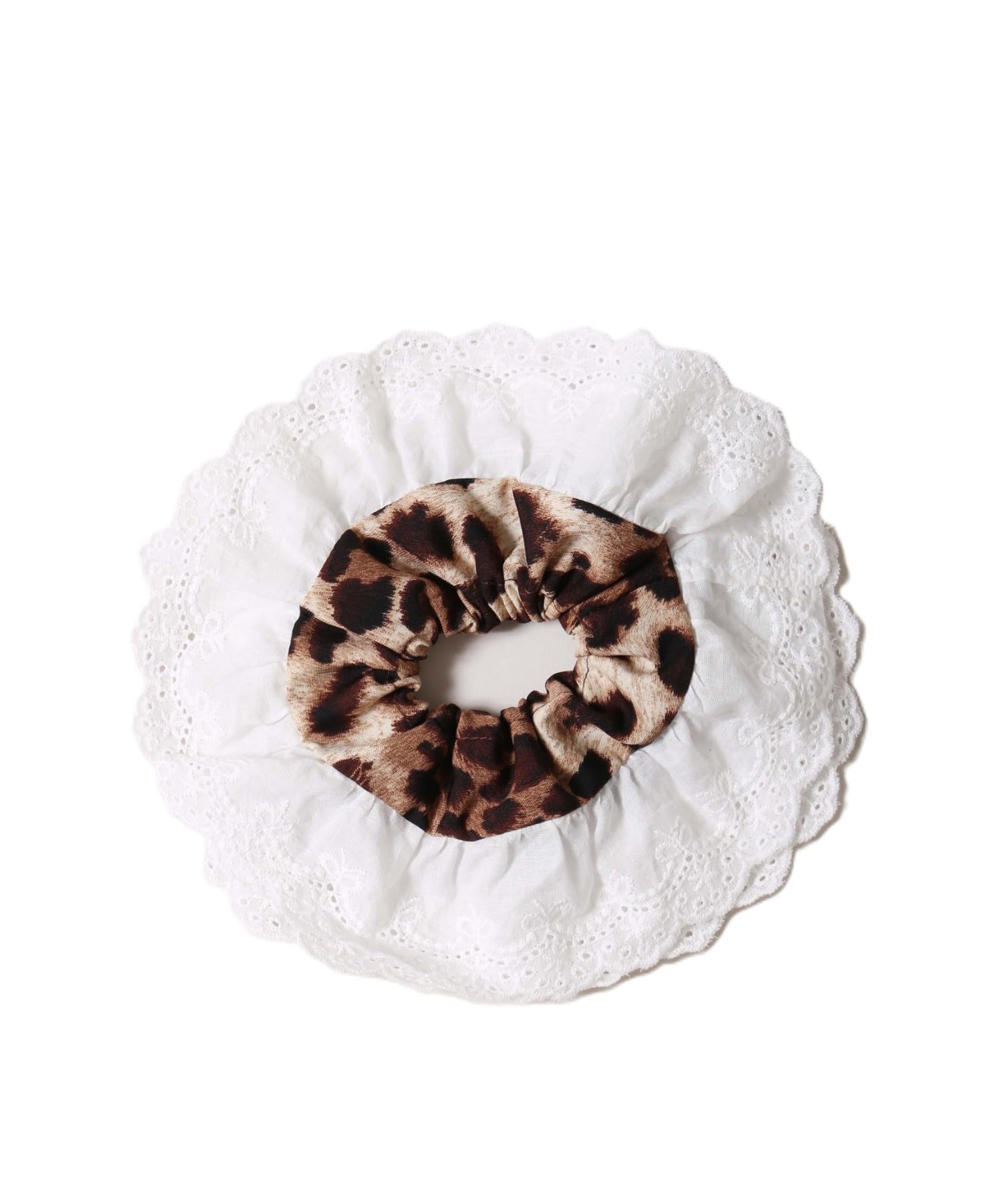 

WEGO WC Леопардовая кружевная резинка-скранчи для волос Девичья и подарок для размера Коричневый аксессуар, Милый, Женский, F,