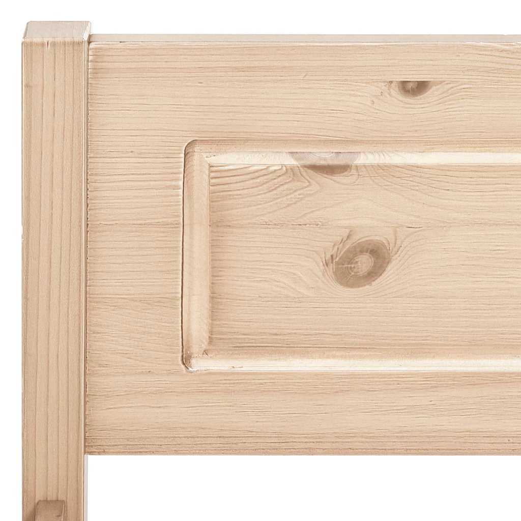 Solid Pine Wood Bed Frame 120 X 200 Cm