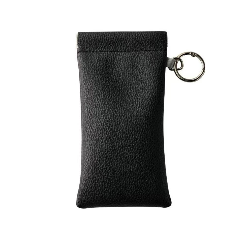 PU Leather Eyeglass Storage Bag Automatic Closure Sunglasses Case  Travel Use