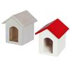 1/12 Scale Mini Dog House Wooden Pet Shelter House Dollhouses Furniture And Garden Scene Display Decoration Accessory