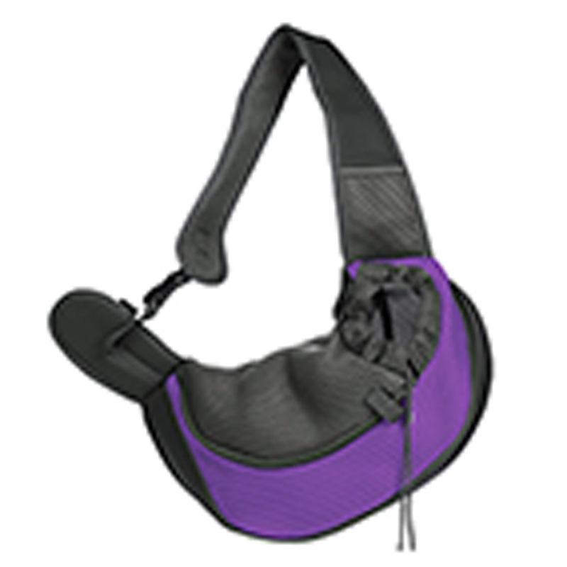 Atmungsaktive Crossbody-Haustiertasche mit Kopföffnung, Tragbar für Katzen & Hunde, Netz-Schultertasche mit Kordelzug