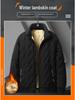 Men's Winter Lambskin Cotton Jacket: Thick, Windproof, Warm, Business-Casual Coat