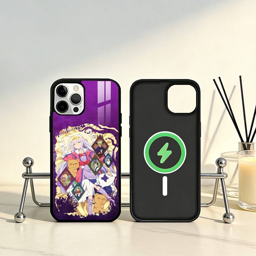 

Sleepy Demon C-Castle Phone Case For iPhone17,16,15,14,13,12,11 Plus,Pro Max Magnetic For Magsafe Wireless Charging iPhone13PRO