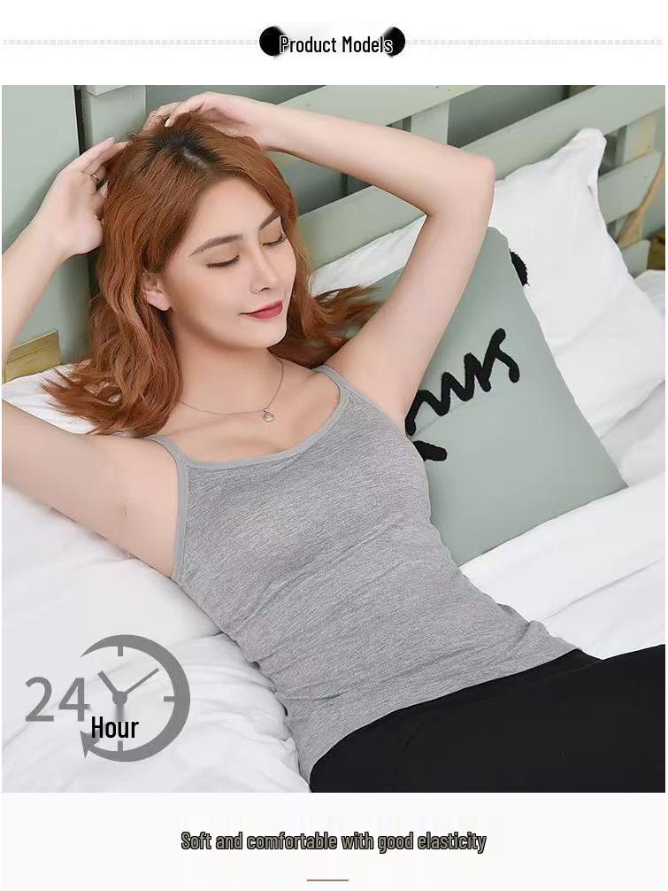 Wirefree Padded Bustier Camisole for Women - Small