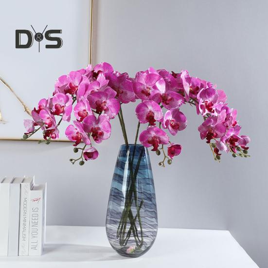 Žiarivé farby Falošná motýľová orchidea Bez zalievania Krásna ručná práca Umelá motýľová orchidea