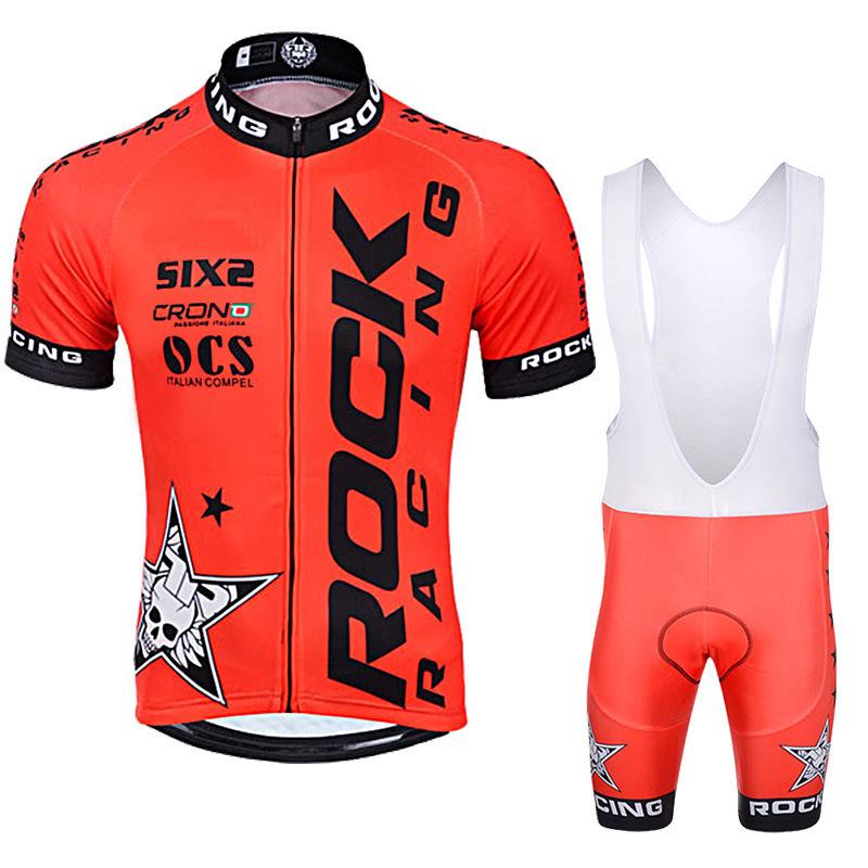 2026 Verano Transpirable Conjunto de Traje de Ciclismo de Manga Corta Conjunto de Traje de Ciclismo Pantalones de Ciclismo con Tirantes Mono de Ciclismo Transpirable que Absorbe el Sudor para Hombre