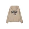 Nike Alphabet Logo Print Hoodie Sweatshirt Men Tops Khaki FQ7269-247