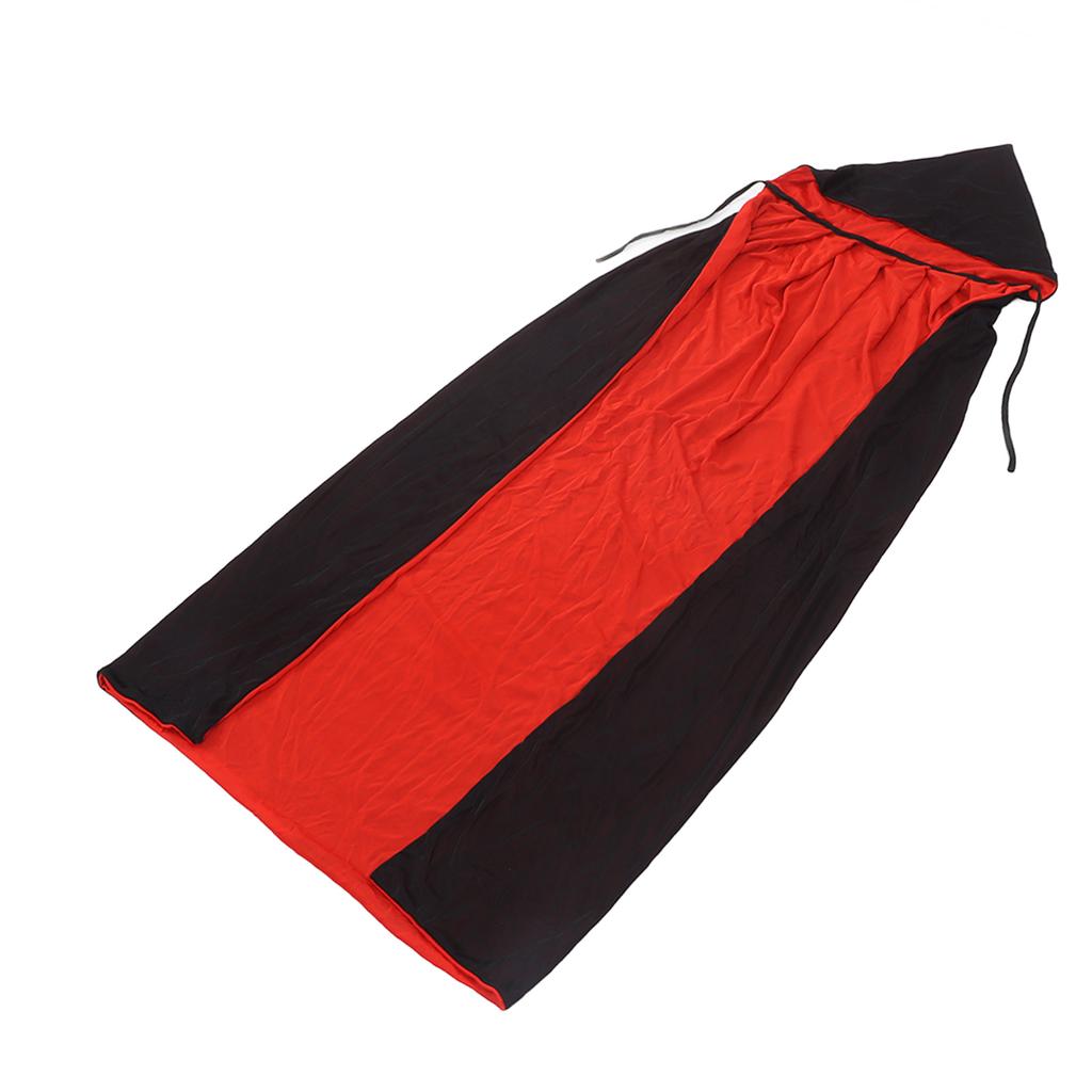 Hooded Cloak Two Colors Both Sides Wear Full Length Cloak Cape For Halloween Christmas