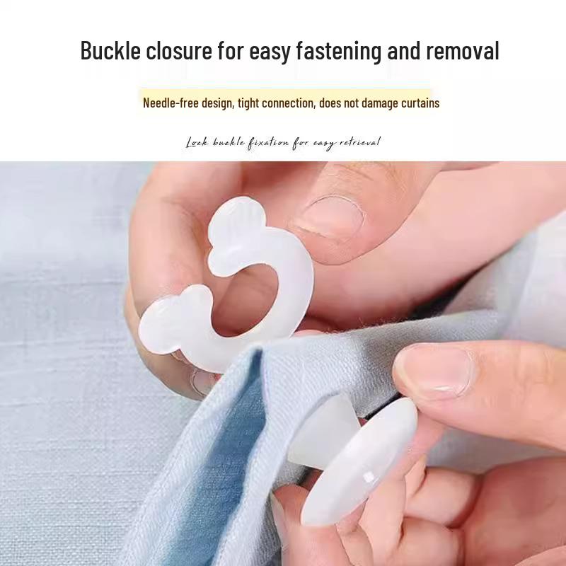 Quilt Fixer: Anti-Slip, Needle-Free Quilt Cover Clips, No-Marks Safety Buckles, Ideal for Bed Sheets & Curtains.