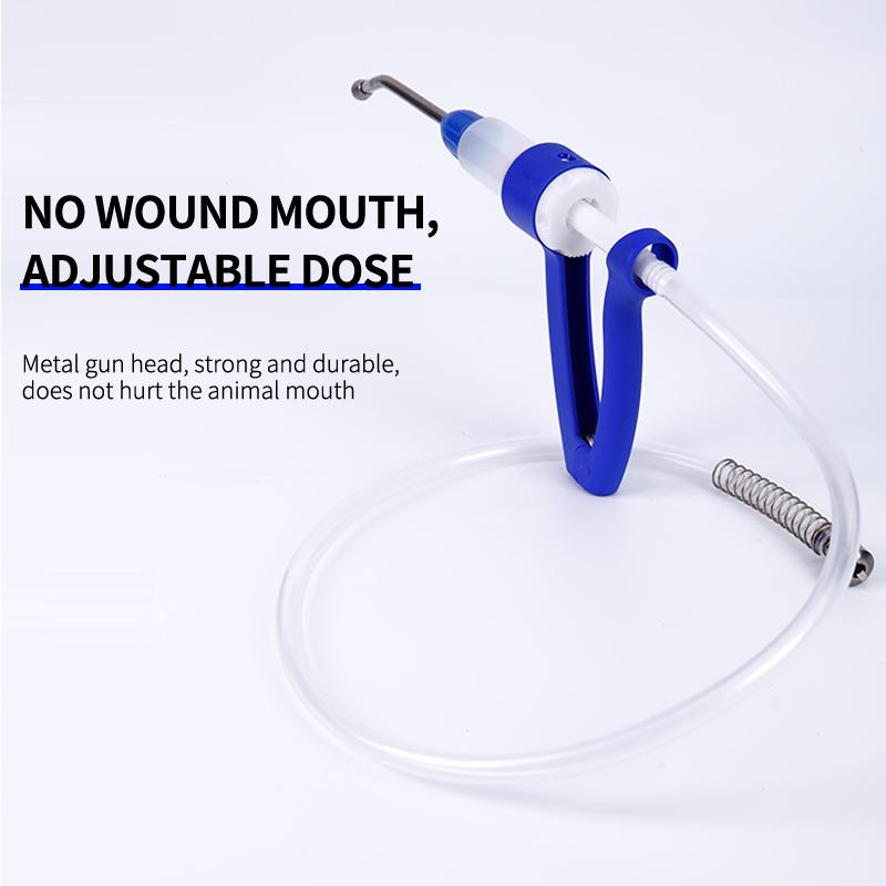 30Ml Drencher Continuous Feeding Gun Automatic Feeder for Cattle Backpack Medicine Pot Drenching Gun with or Without Bottle