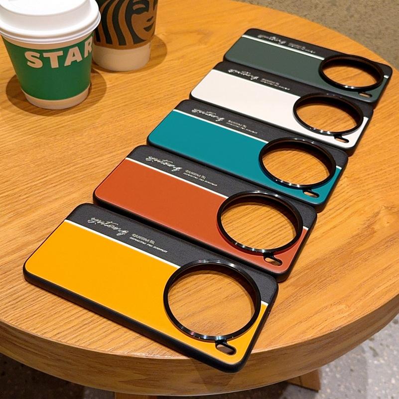 Night Lightning Fluorescent Line Two-pigment Leather Case For VIVO X200 Pro 200 pro mini X100S Pro X100 Ultra Lens Protect Cover