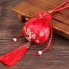 Dragon Pattern Plum Blossom Embroidered Scented Sachet Pendant