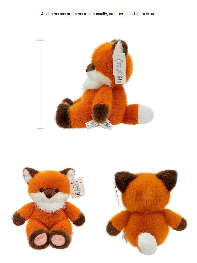 Adorable Pig and Fox Plush Doll Collection: Soft Animal Cushions and Figures