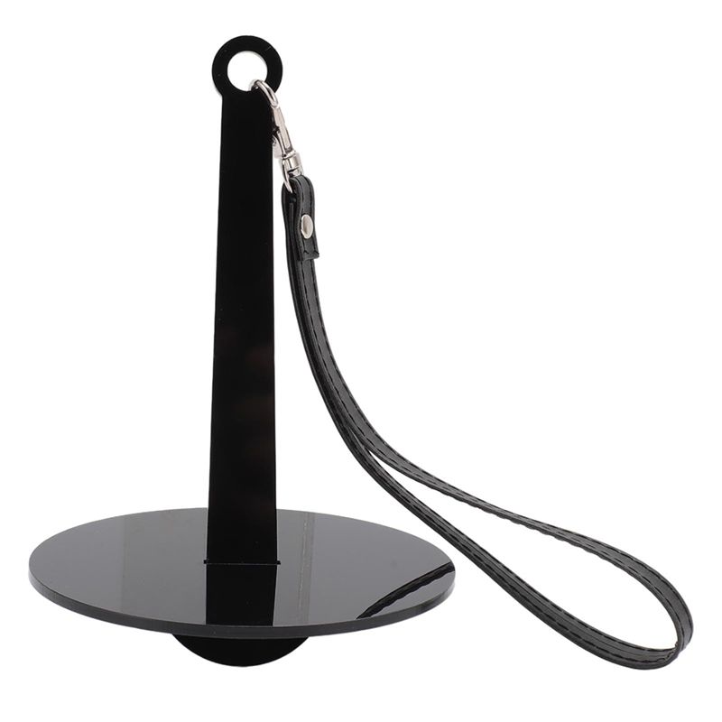 AEE4-1PCS Acrylic Wrist Yarn Holder With Leather Wrist Strap, Portable Yarn Ball Holder, Organizer For Knitting Supplies