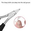 Professional Hawkbill Nail Clippers Thick Nail Dead Skin Remover Super Sharp Curved Blade Nail Tools Paronychia Cutter Foot Care