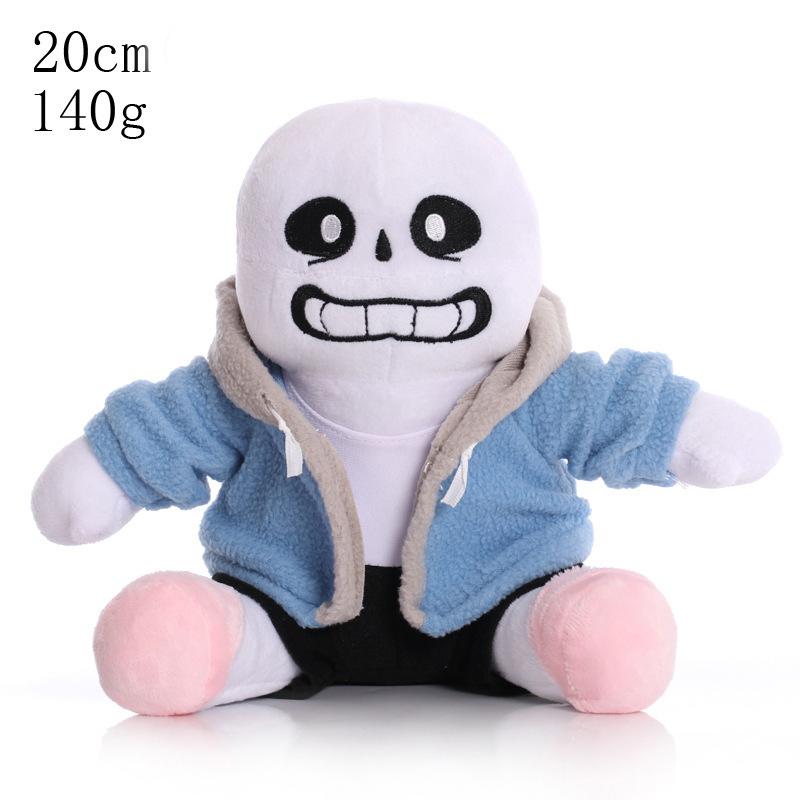 20cm Undertale Knuffel Anime Sans Pop Undertale Sans Knuffel Zachte Gevulde Pluche Poppen voor Kinderen Verjaardag Kerstcadeaus