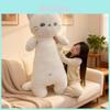 Cute Long Cat Plush Pillow Large Sofa Window Dec Pillow For Girls And Boys