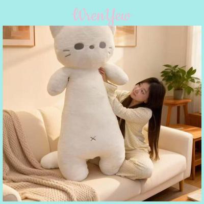 Cute Long Cat Plush Pillow Large Sofa Window Dec Pillow For Girls And Boys