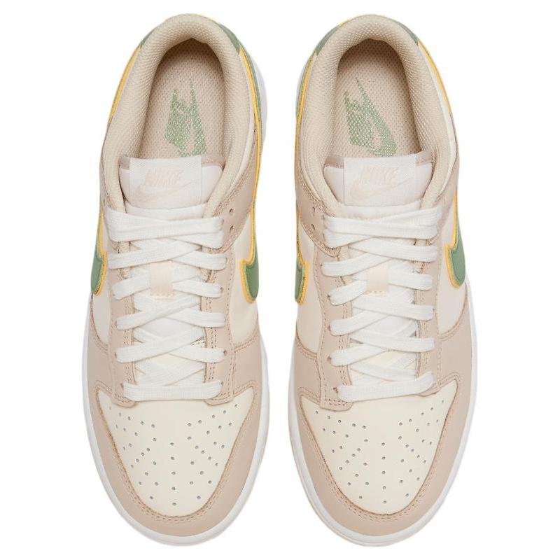 Nike Dunk Low Pale Ivory Oil Green Women's Skate Shoes Sneakers FQ6869-131