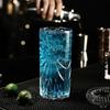 310ml/320ml Retro Carved Wine Glass Creative Snowflake Patterned Glass Cup Classic Whiskey Glass for Liquor Lovers and Her Party