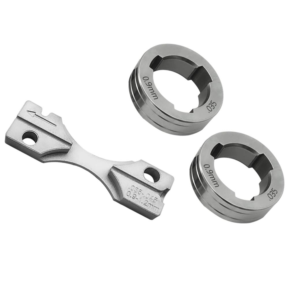 For Wire Feeding Repair 0.35\'\' V-Groove Drive Roll Kit V-Groove Profile Solid Wire Compatibility Easy Installation