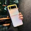 Suitable for Samsung Zflip6 Mobile Phone Case Magnetic Folding Zflip5 4th Generation Transparent Flash Powder Anti Fall Protection Case