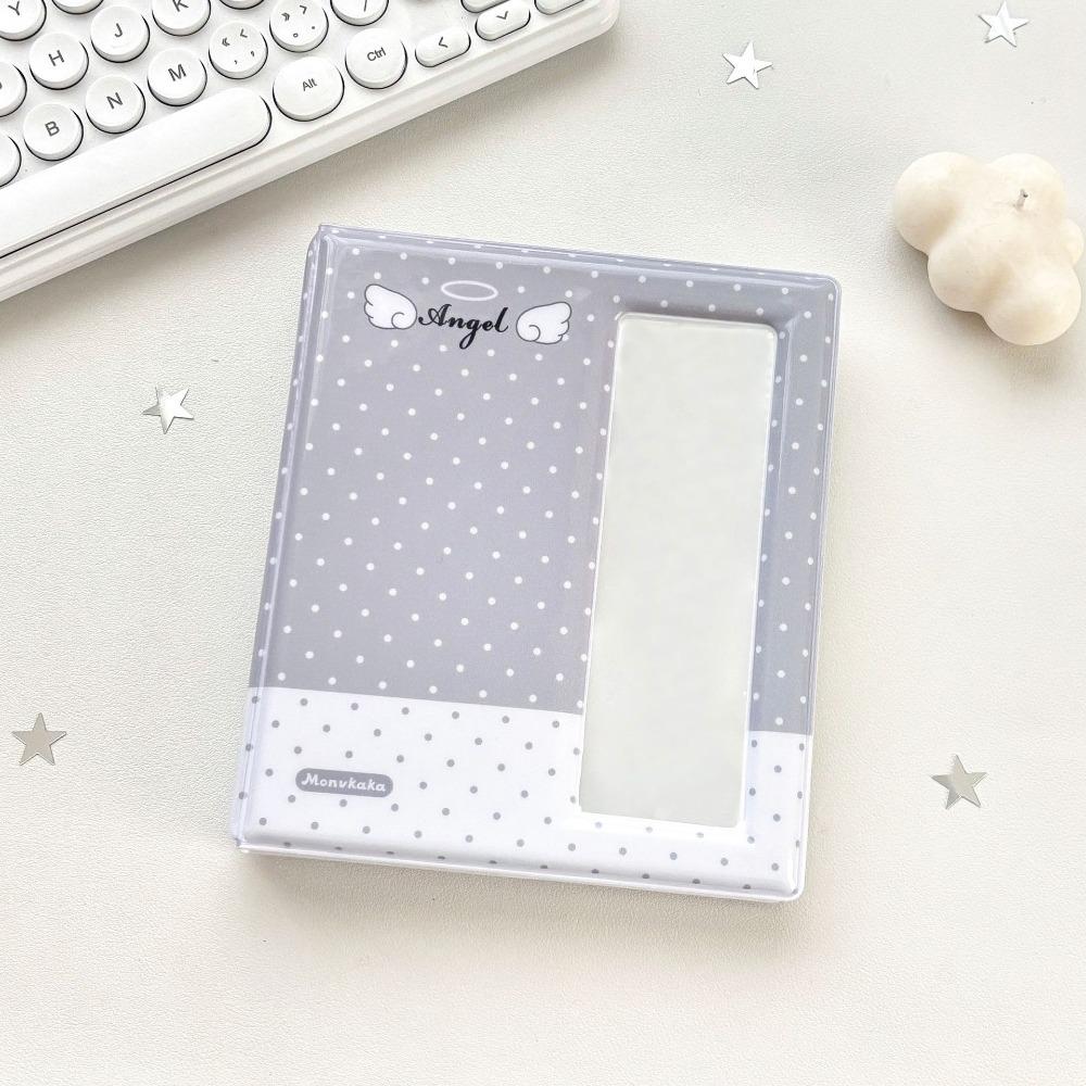 INS Držák na fotokarty s puntíky Kreslená série 60 kapes Sběratelská kniha na karty idolů Velkokapacitní fotoalbum