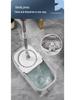 2025 Rotating Spin-Dry Mop with Bucket - Effortless No-Wash Cleaning for Easy Home Use
