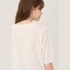 Benetong Cherry Jacquard Knit_Bakp66531Wh