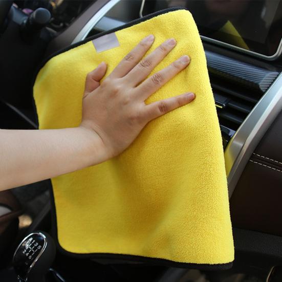 Wash Towel Good Durability Strong Water Adsorption Microfiber Double Side Cleaning Detailing Cloth for Car