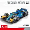 Non-Toxic Technical Racing Car Construction Set Moc Building Block Diy Tabletop Decorations Collection Model Car Kit Kids Adult 1135Pcs