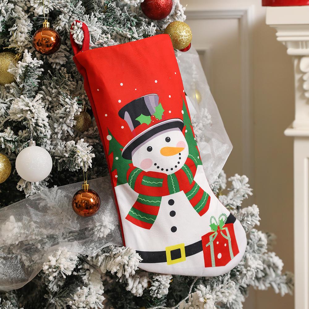 45CM Big Christmas Socks Ornaments Merry Christmas Tree Decoration for Home Decor Gift Bag Xmas Noel Navidad New Year Supplies