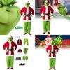 The Grinch Costume Set With Plush For Holiday Celebrations